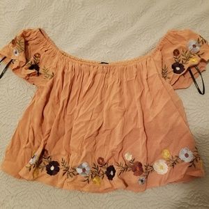 Floral crop top